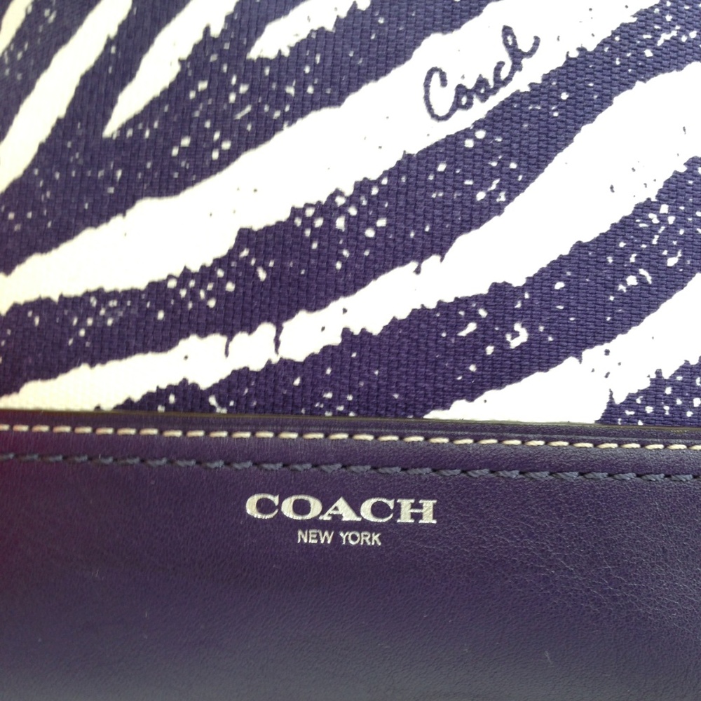 SOLD ~ Coach Legacy Zebra Print Crossbody - #49222 - Picture 3 of 8
